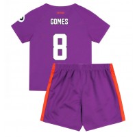 Camisa de Futebol Wolves Joao Gomes #8 Equipamento Alternativo Infantil 2024-25 Manga Curta (+ Calças curtas)